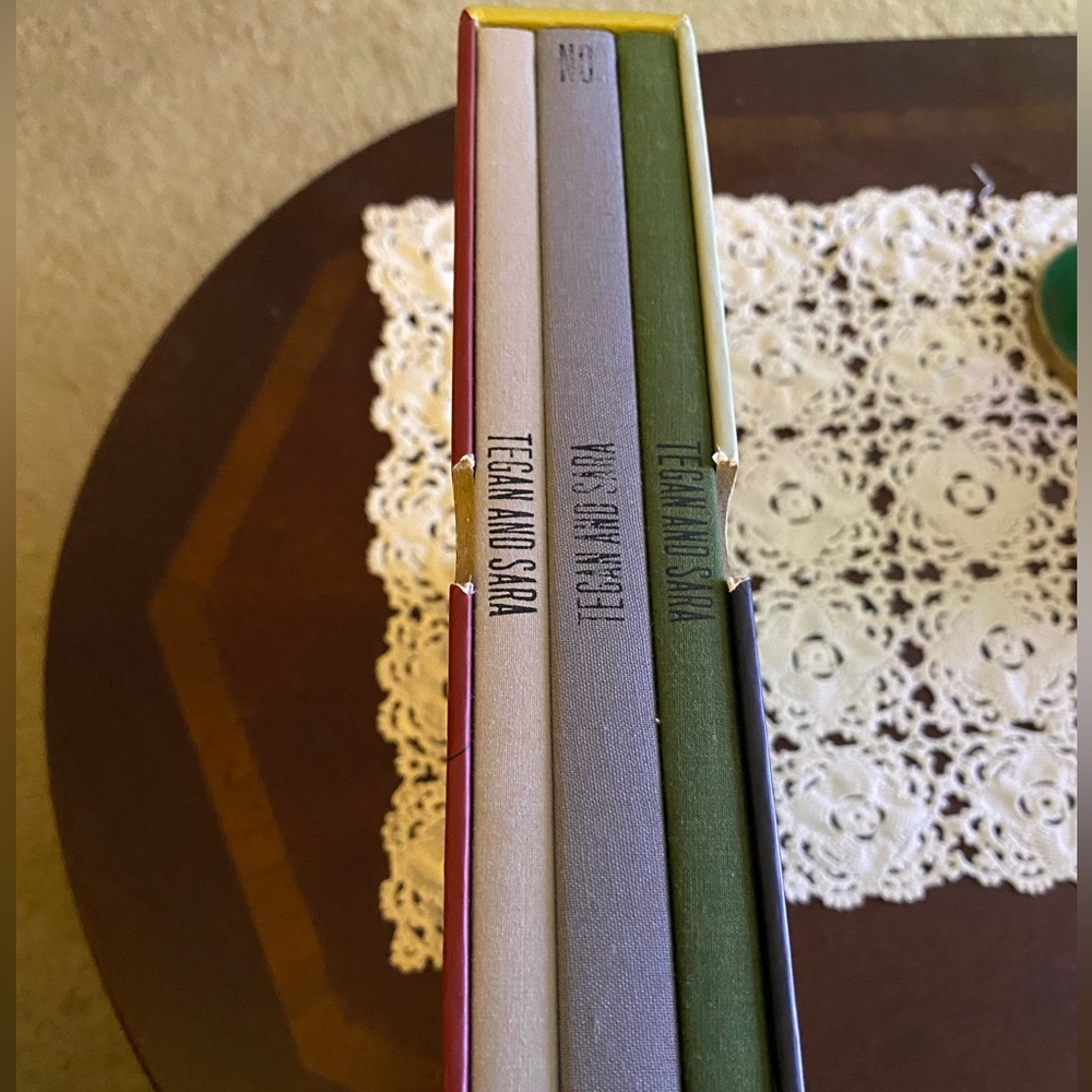 On, In, At By Tegan And Sara 3 Tour Books Set In Slipcover